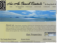 Tablet Screenshot of hoi-an-beach-rentals.com